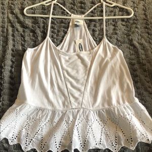 White Old Navy Tank